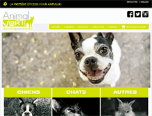 Tablet Screenshot of animalvert.com